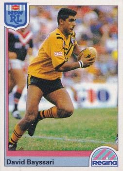 1992 Regina NSW Rugby League #164 David Bayssari Front
